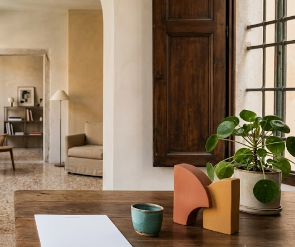 Airbnb house rules template printed on a table in a Venetian interior - AQ Digital