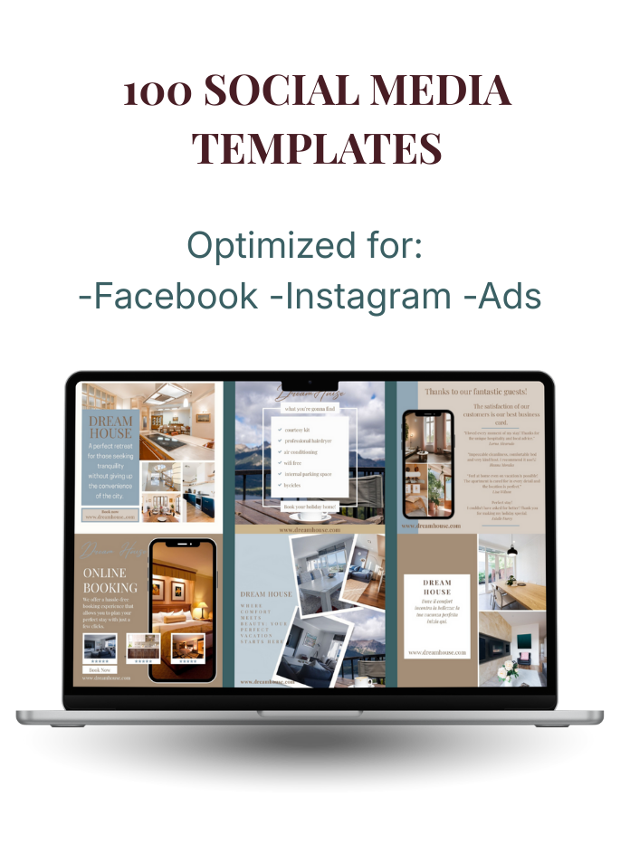 100 FB/IG POST TEMPLATES ENG/ITA