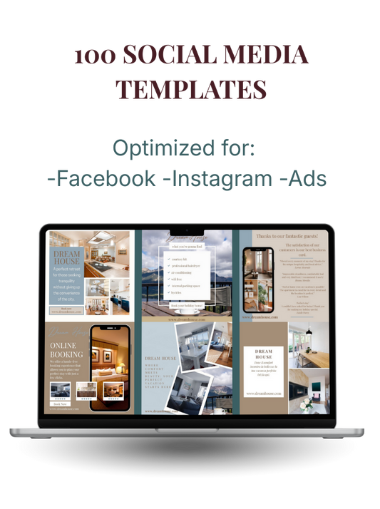 100 FB/IG POST TEMPLATES ENG/ITA