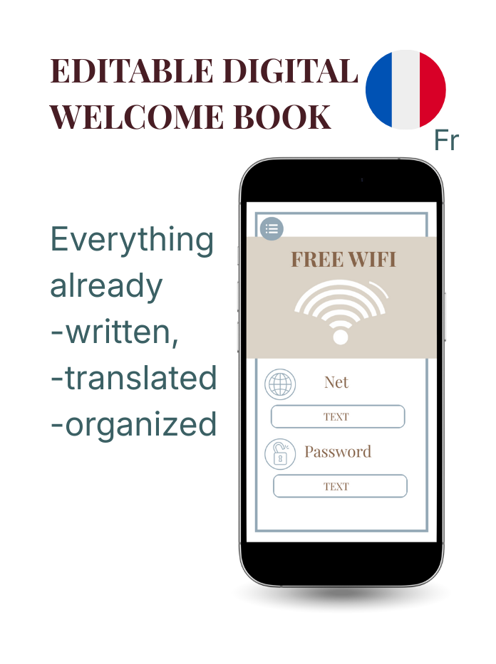 WELCOME BOOK FRENCH