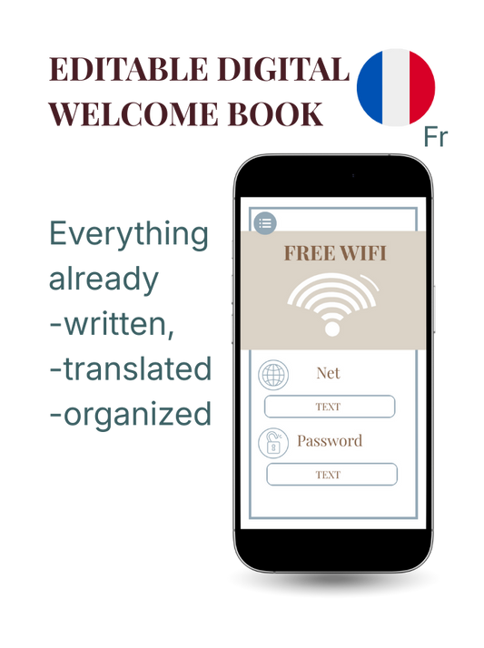 WELCOME BOOK FRENCH