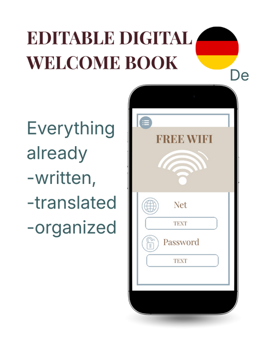 WELCOME BOOK GERMAN