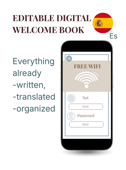 WELCOME BOOK SPANISH